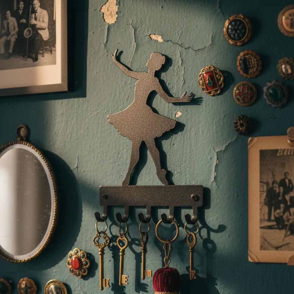 Ballerina Wall Hook — Waterproof Rust-Proof Decorative Hanger