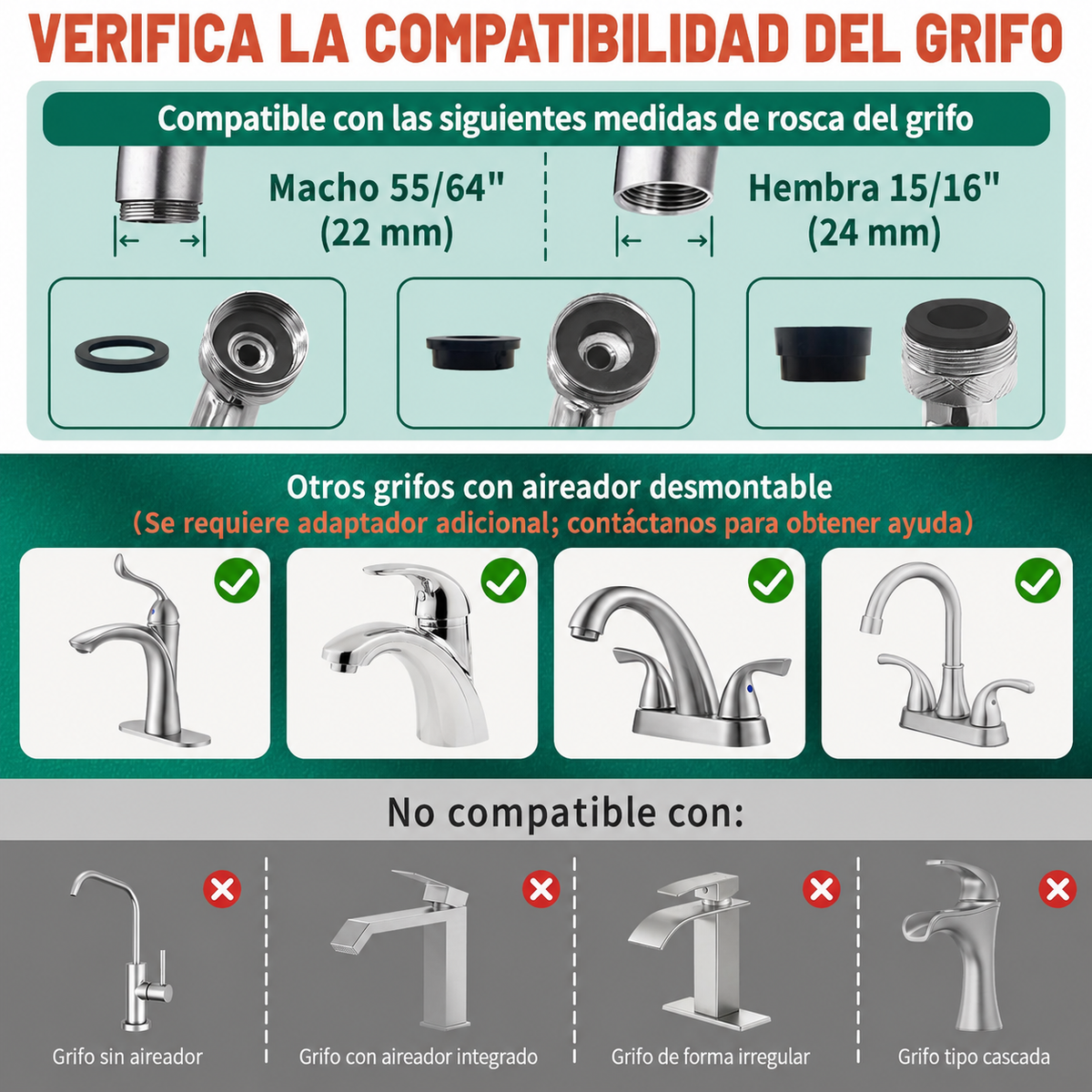 1440° Swiveling Faucet Extender