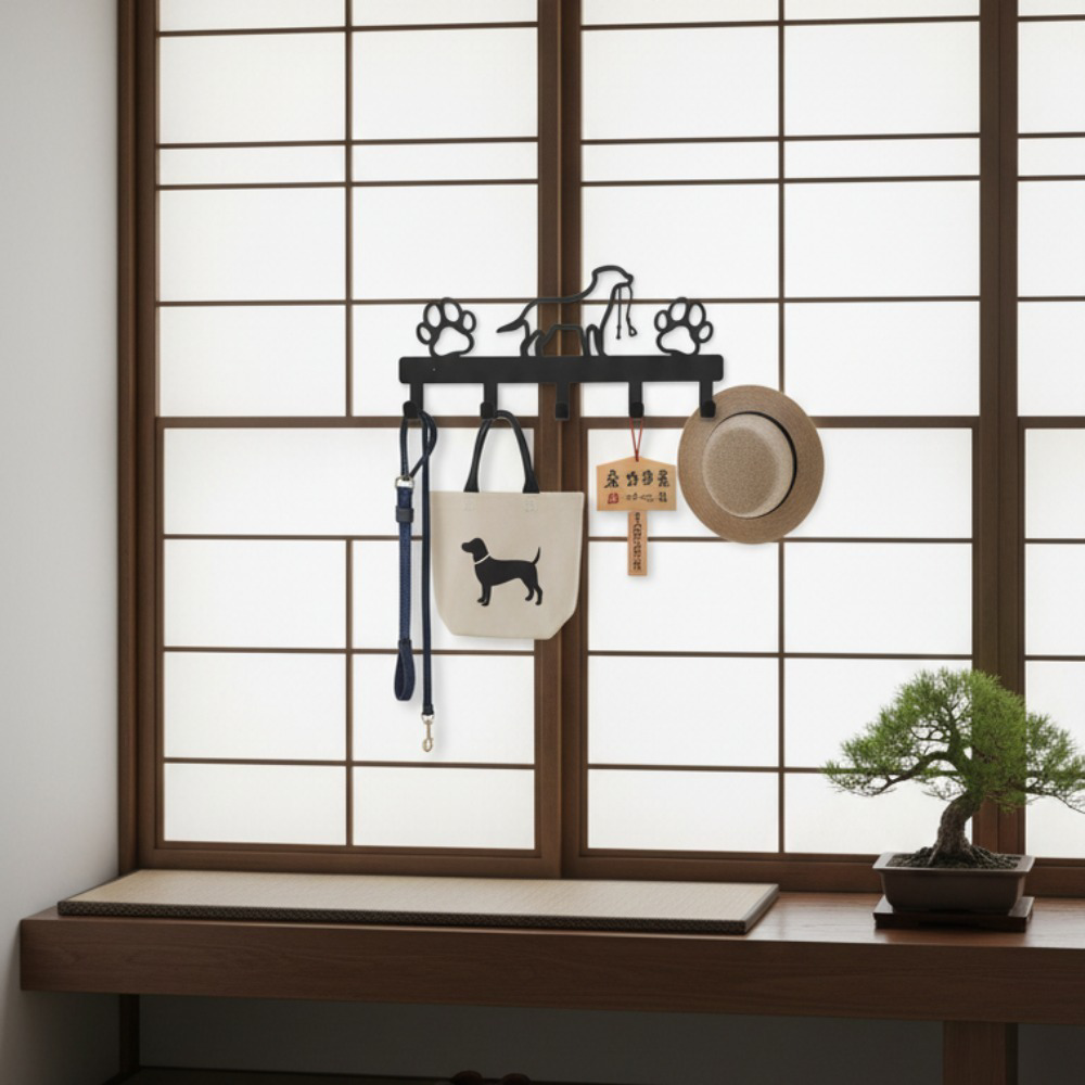 Cat-Design Metal Wall Hooks — Decorative Coat & Key Hangers