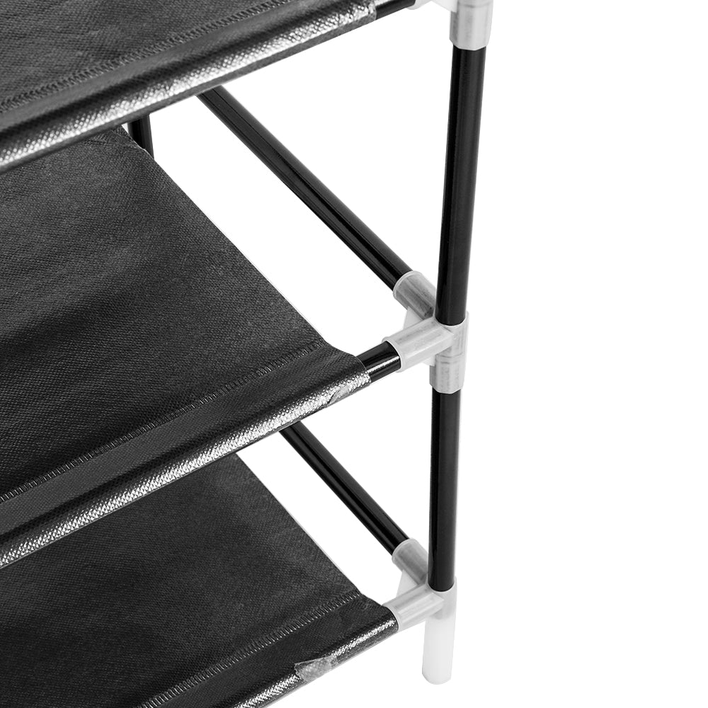 7-Tier Portable Shoe Rack with Fabric Cover