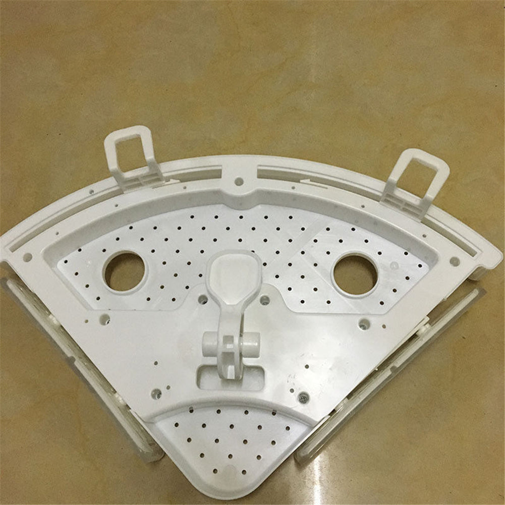 No-Drill Adhesive Bathroom Corner Shelf Organizer