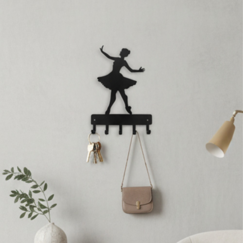 Ballerina Wall Hook — Waterproof Rust-Proof Decorative Hanger