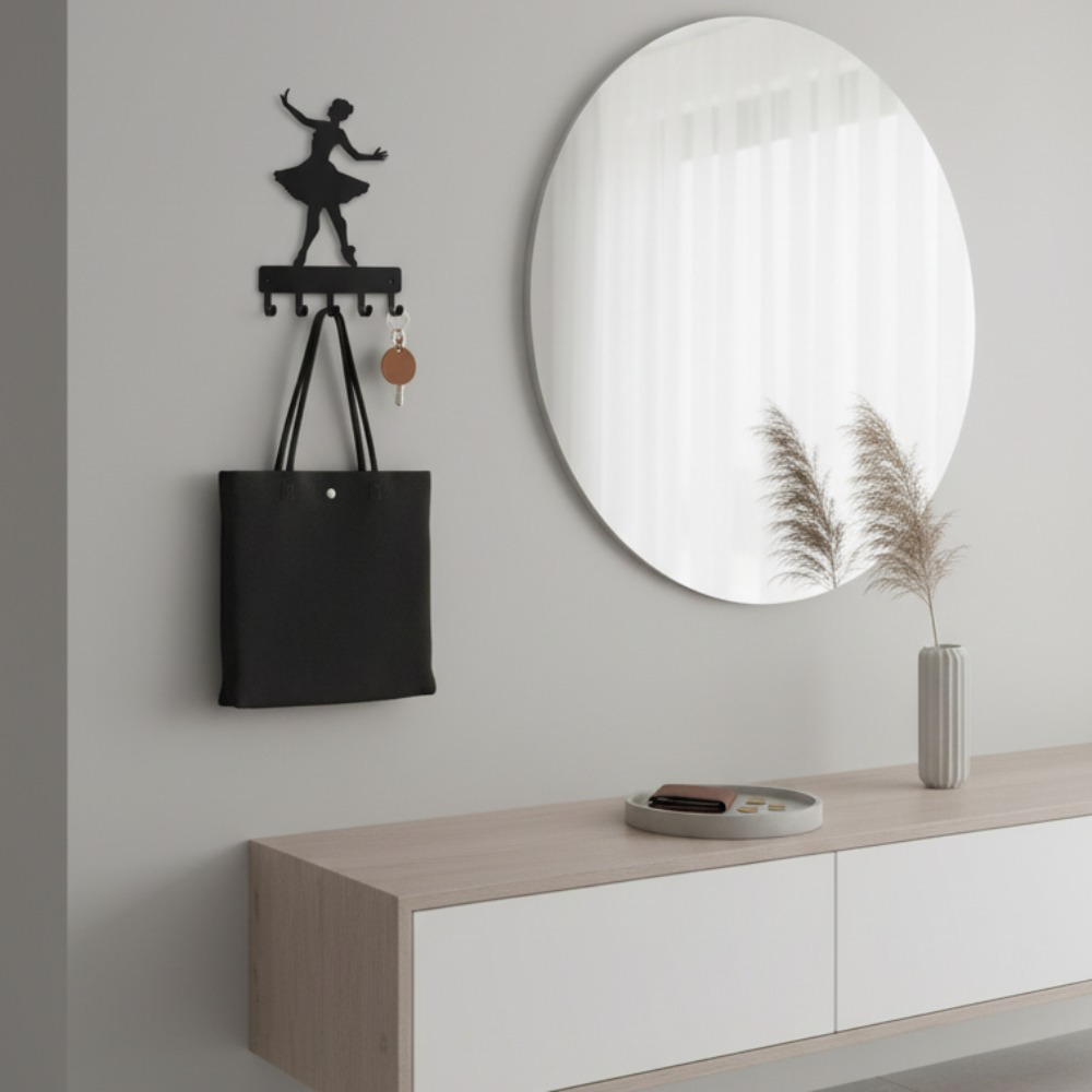 Ballerina Wall Hook — Waterproof Rust-Proof Decorative Hanger