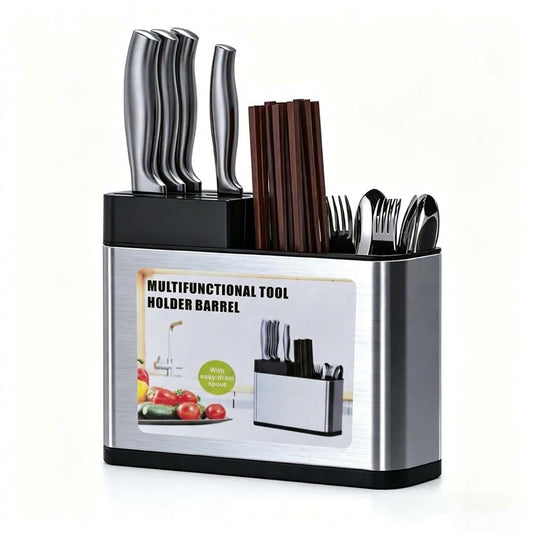 Kitchen Cutlery & Knife Block Organizer