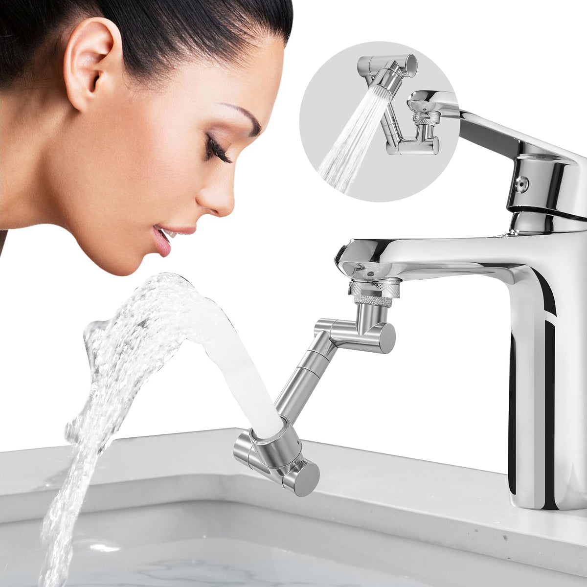 1440° Swiveling Faucet Extender